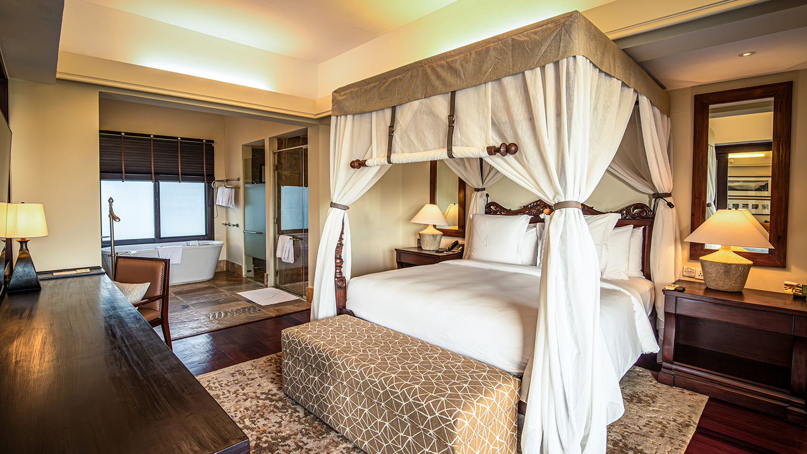 bedroom at FS serengeti safari lodge