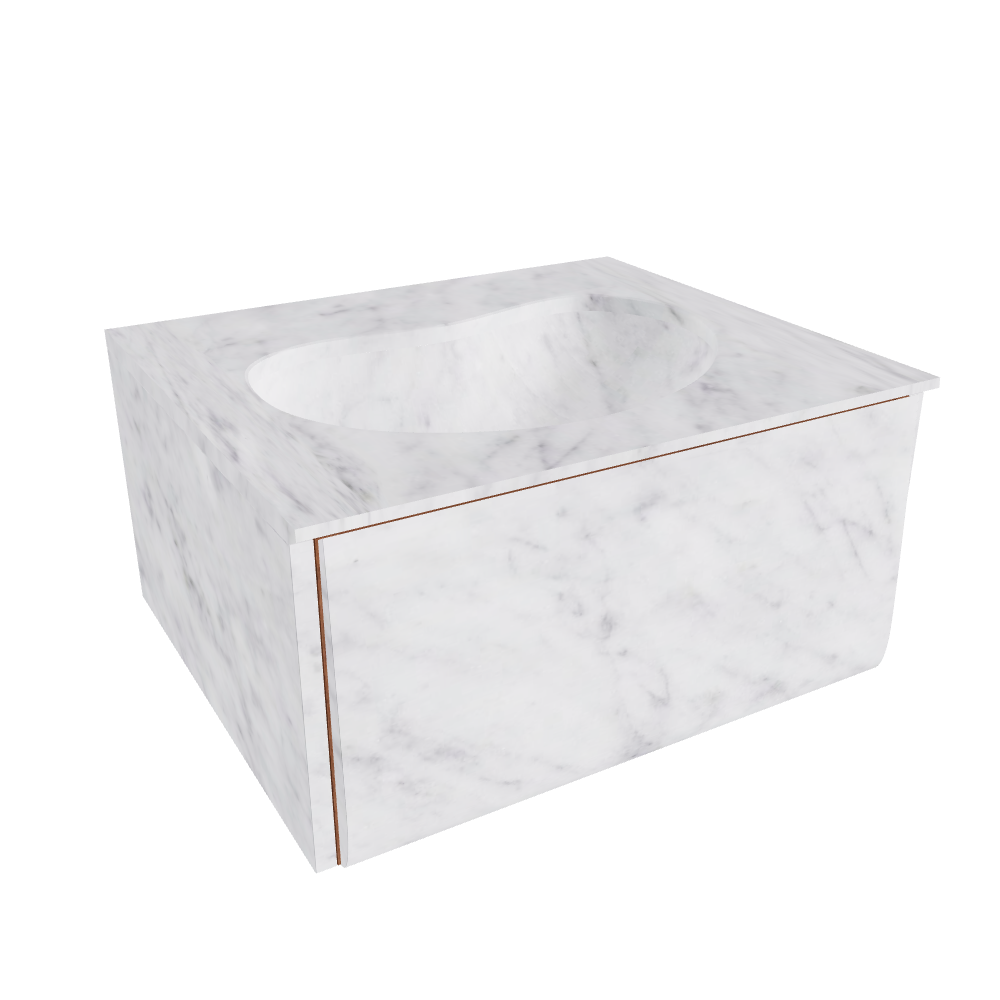 Anima Wall-mounted basin 3D Configurator Image