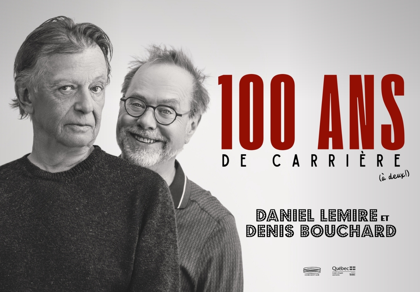 Affiche : Daniel Lemire et Denis Bouchard