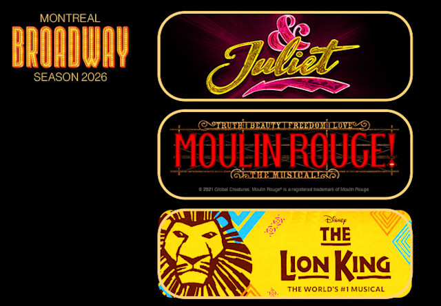 Montreal Broadway Season 2026 Montreal evenko