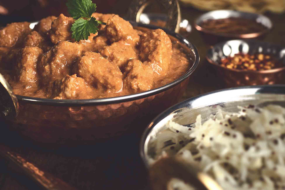 Vegan Makhani with Mooli Slaw