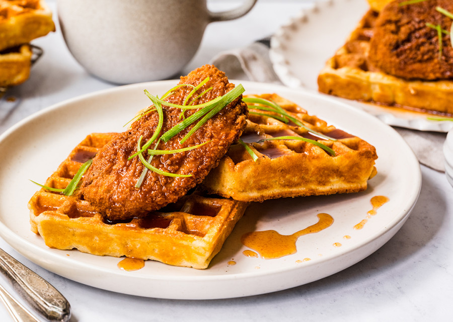 Quorn ChiQin and Waffles