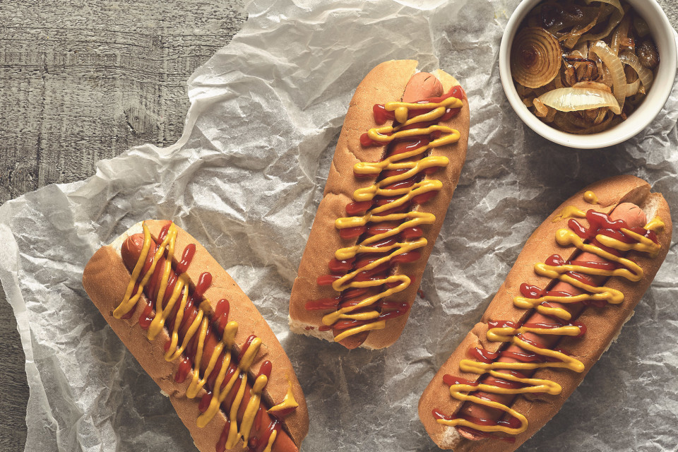 American-style Hot Dog
