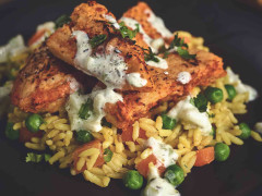 Tandoori Fillets & Vegetable Pilau 