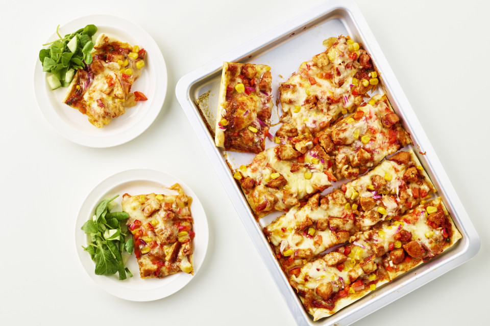 BBQ Pizza Bake