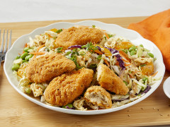 Kickin Crunchy Meatless Chicken Ramen Salad