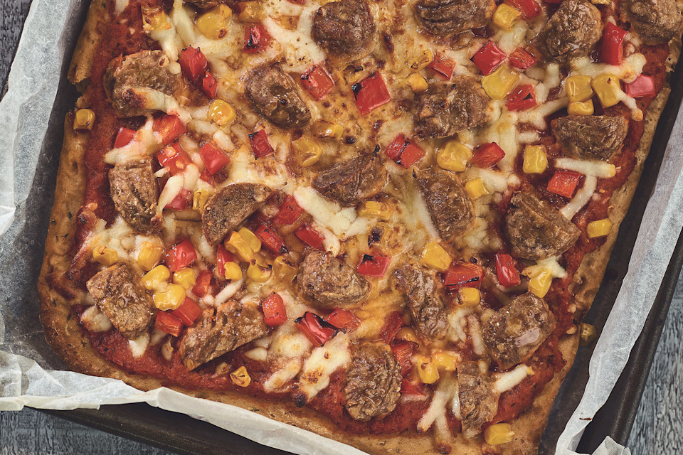 Swedish Style Loaded Pizza