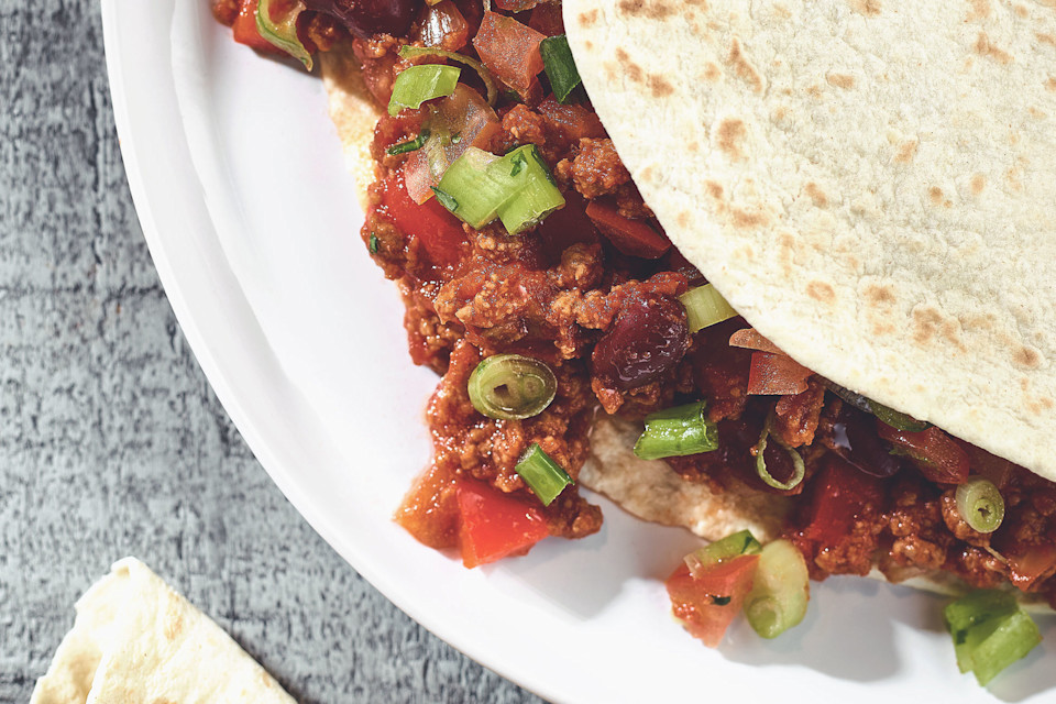 Chunky Chilli Tacos