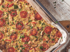 Sausage and Tomato Frittata