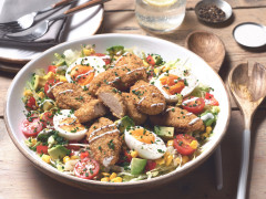 Cobb Salad with Boneless Wings