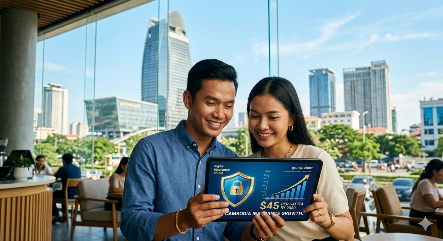 Cambodia Targets Insurance Market Density of $45 Per Capita by 2030