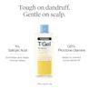 Starts to remove dandruff build up on the scalp from the very first wash
