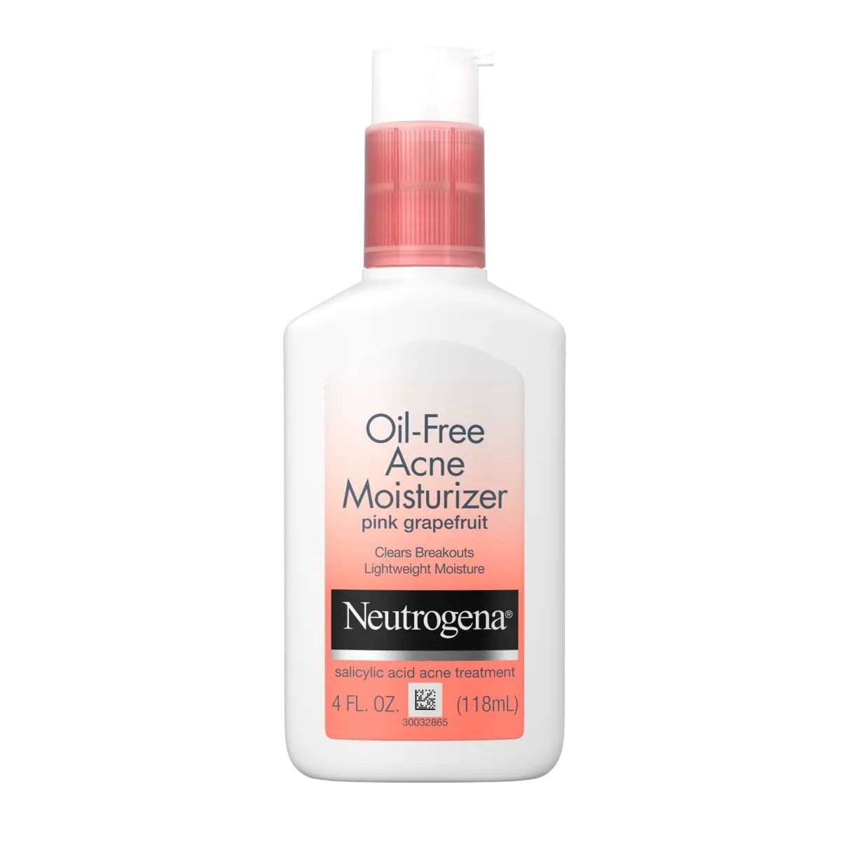 Neutrogena Non-Comedogenic Oil-Free Pink Grapefruit Acne Face Moisturizer with Salicylic Acid