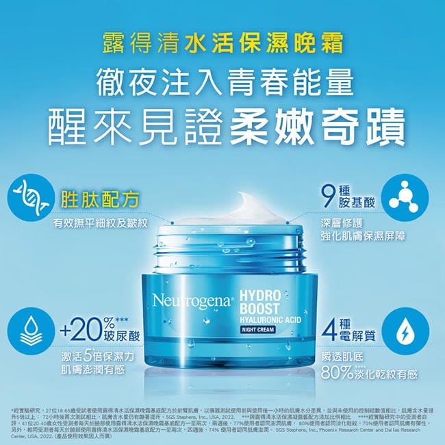 露得清水活保濕晚霜 - 特別推薦 - Image 3 - neutrogena.com.tw - zh-Hant-TW