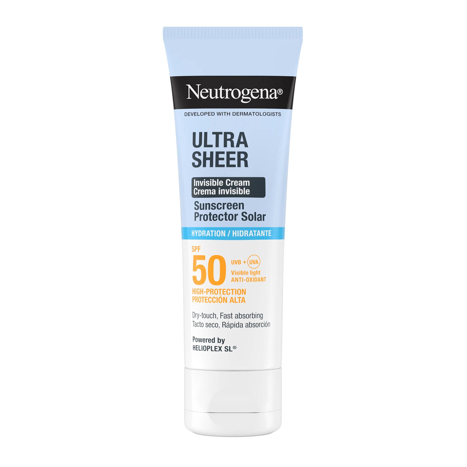 Neutrogena® Ultra Sheer Invisible Cream Hydration Sunscreen SPF50 Αντηλιακή Κρέμα Προσώπου SPF50