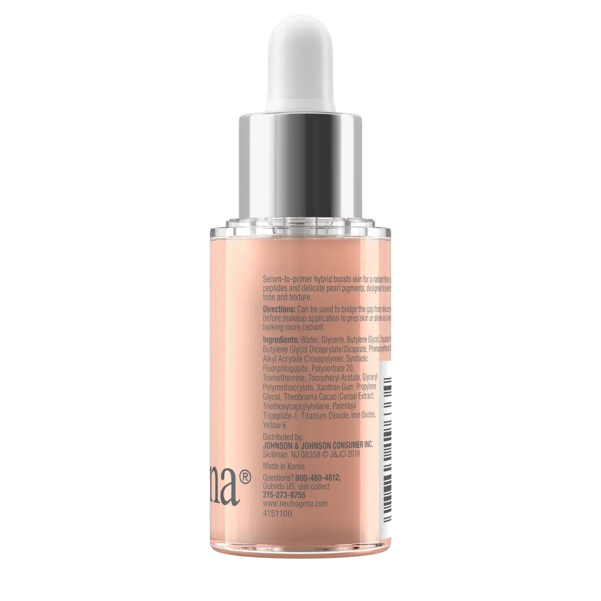 Neutrogena® Healthy Skin Radiant Primer + Serum, 1.0 Fl. Oz, ingredients