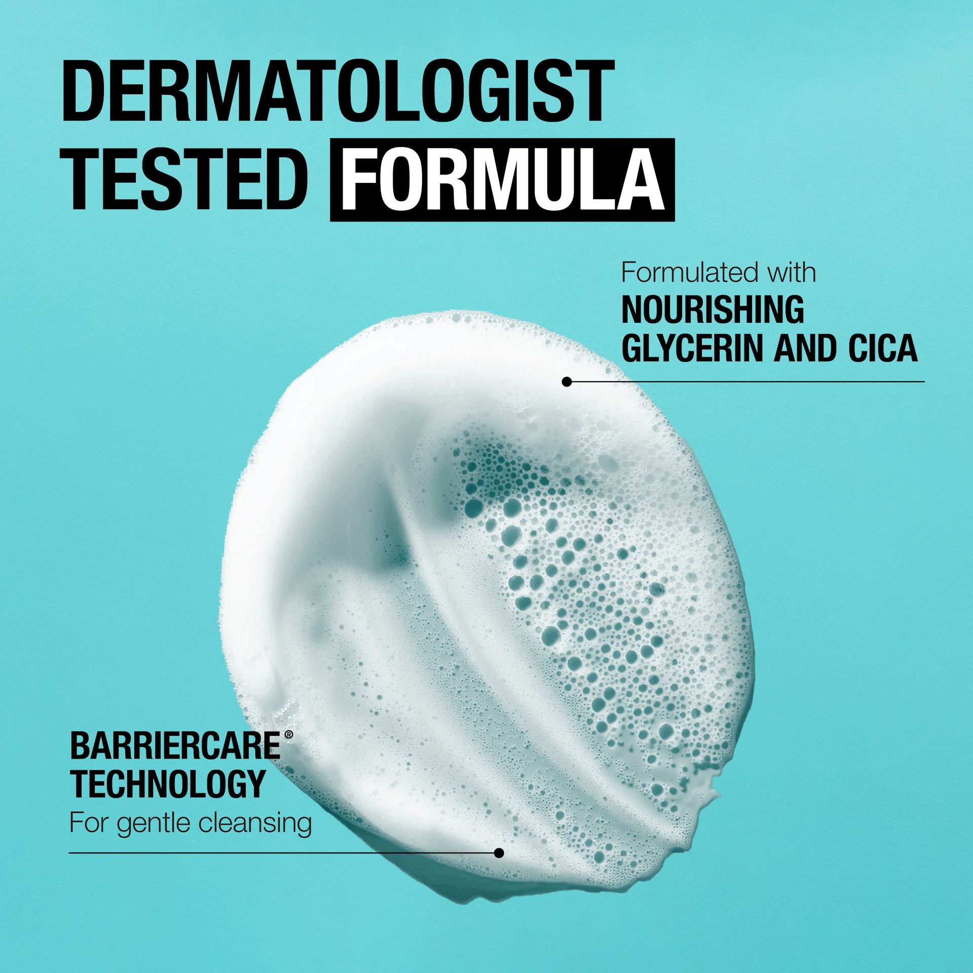 241022 411NTG UG CreamtoFoam Digital US 01 HZ-04 Face wash smear smudge on a blue background