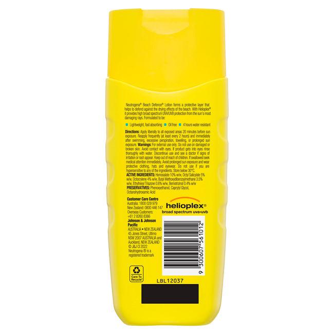 Neutrogena® Beach Defence Sunscreen Lotion SPF 50 198mL - Image 2 - Neutrogena - en-AU