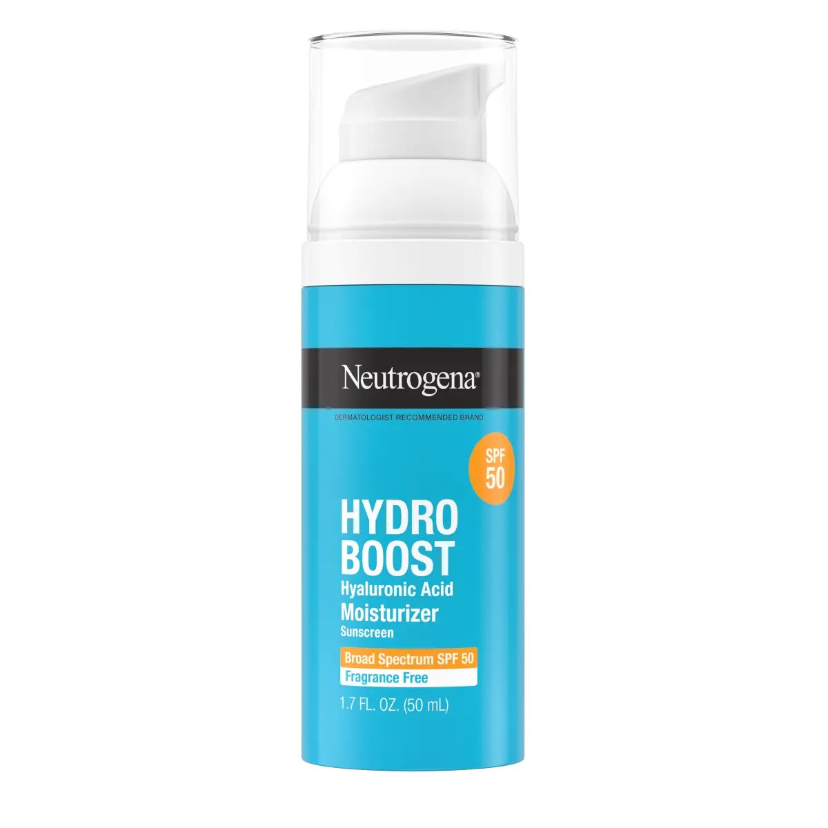 Neutrogena Hydro Boost Hyaluronic Acid Moisturizer SPF 50, 1.7 fl oz lotion