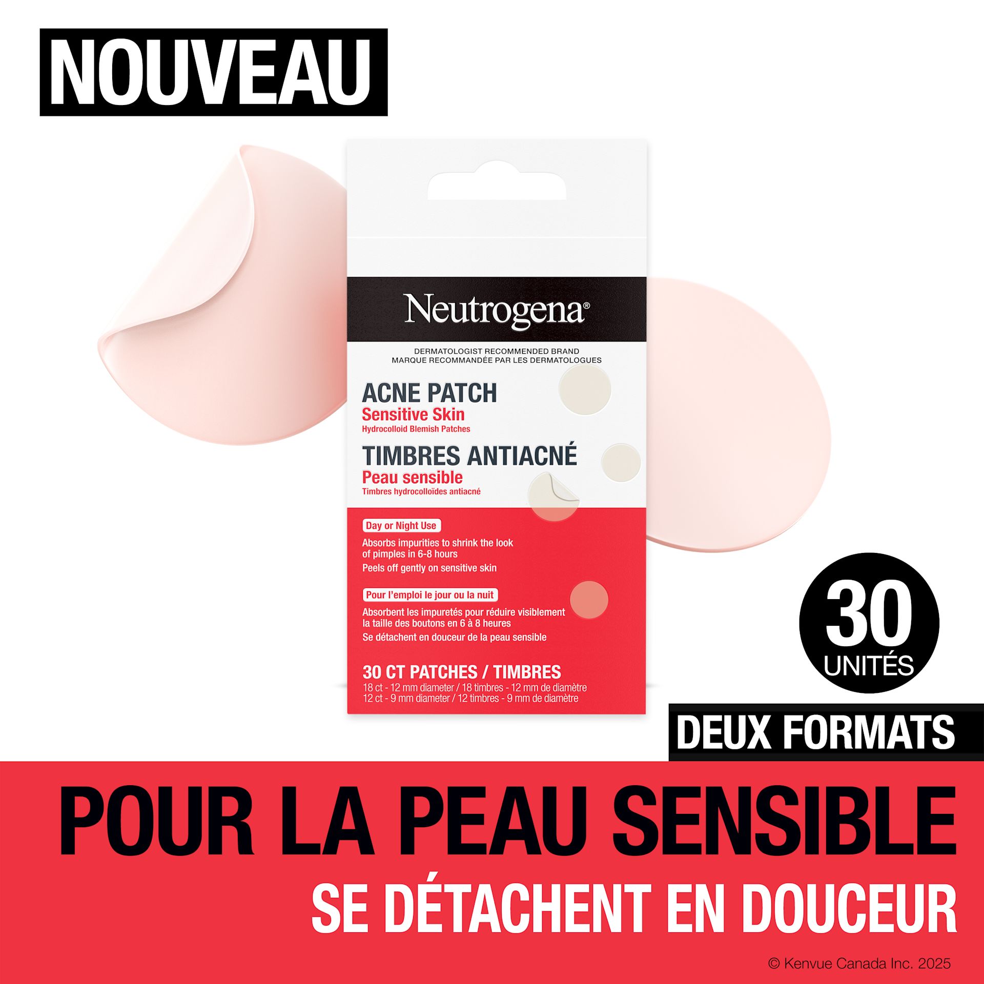 NTG NA CA 62600652874 100065287 SENSITIVE BLEMISH PATCHES MOBILE HERO FR