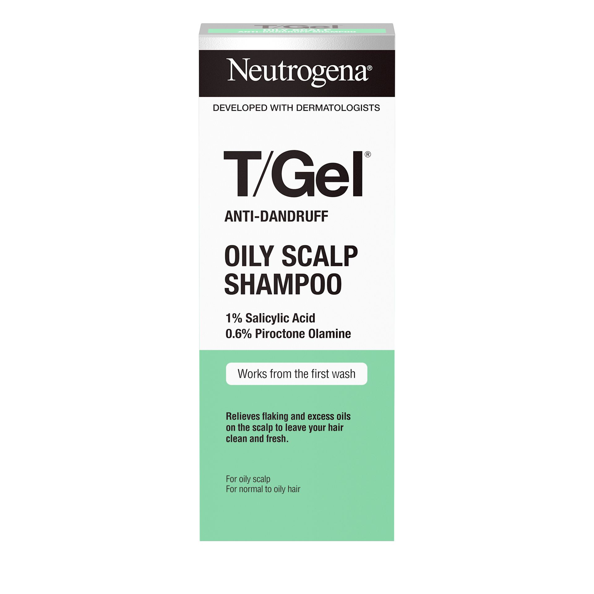 T/Gel® Anti-Dandruff Shampoo for Oily Hair and Scalp
