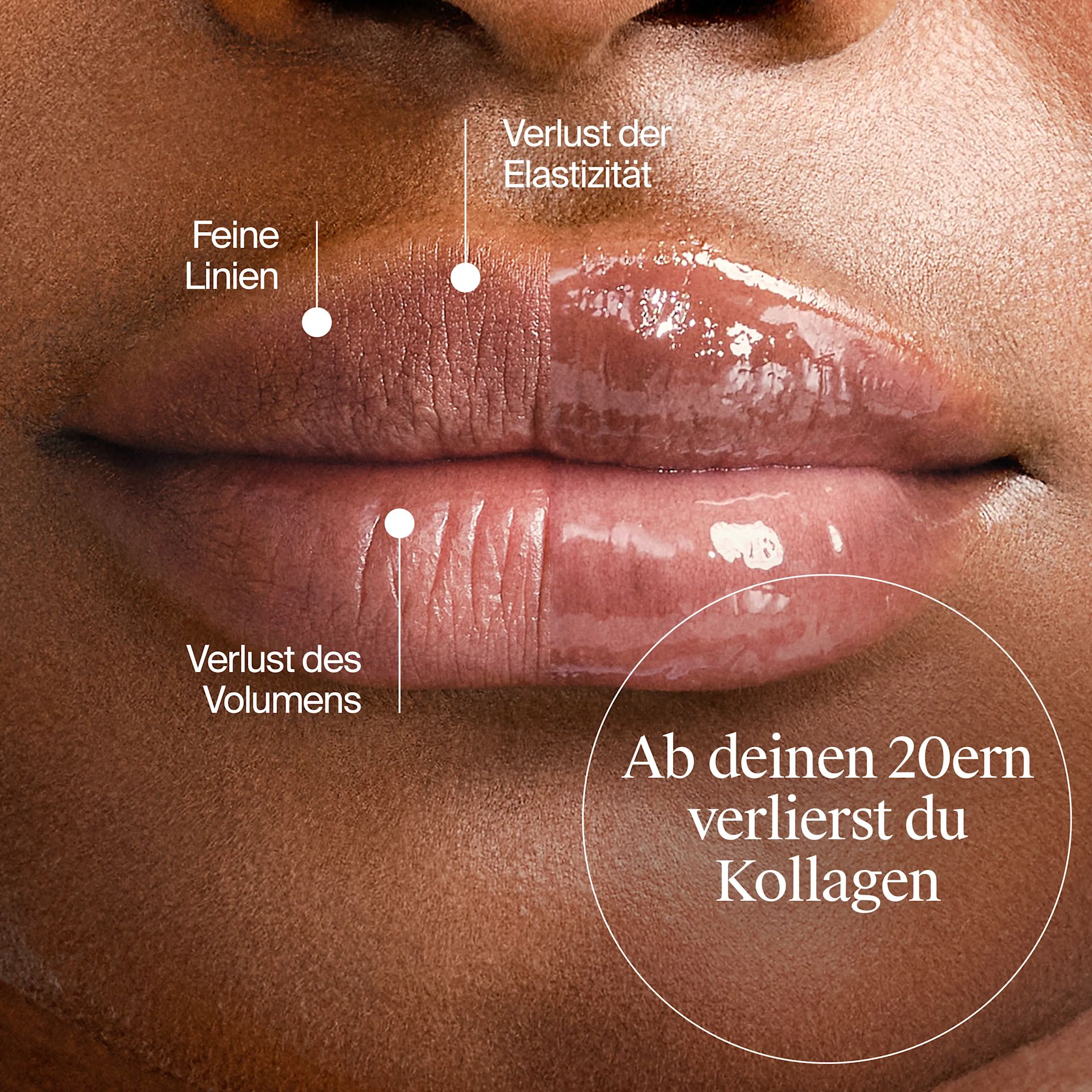 Ab deinen 20ern verlierst du Kollagen​  ​