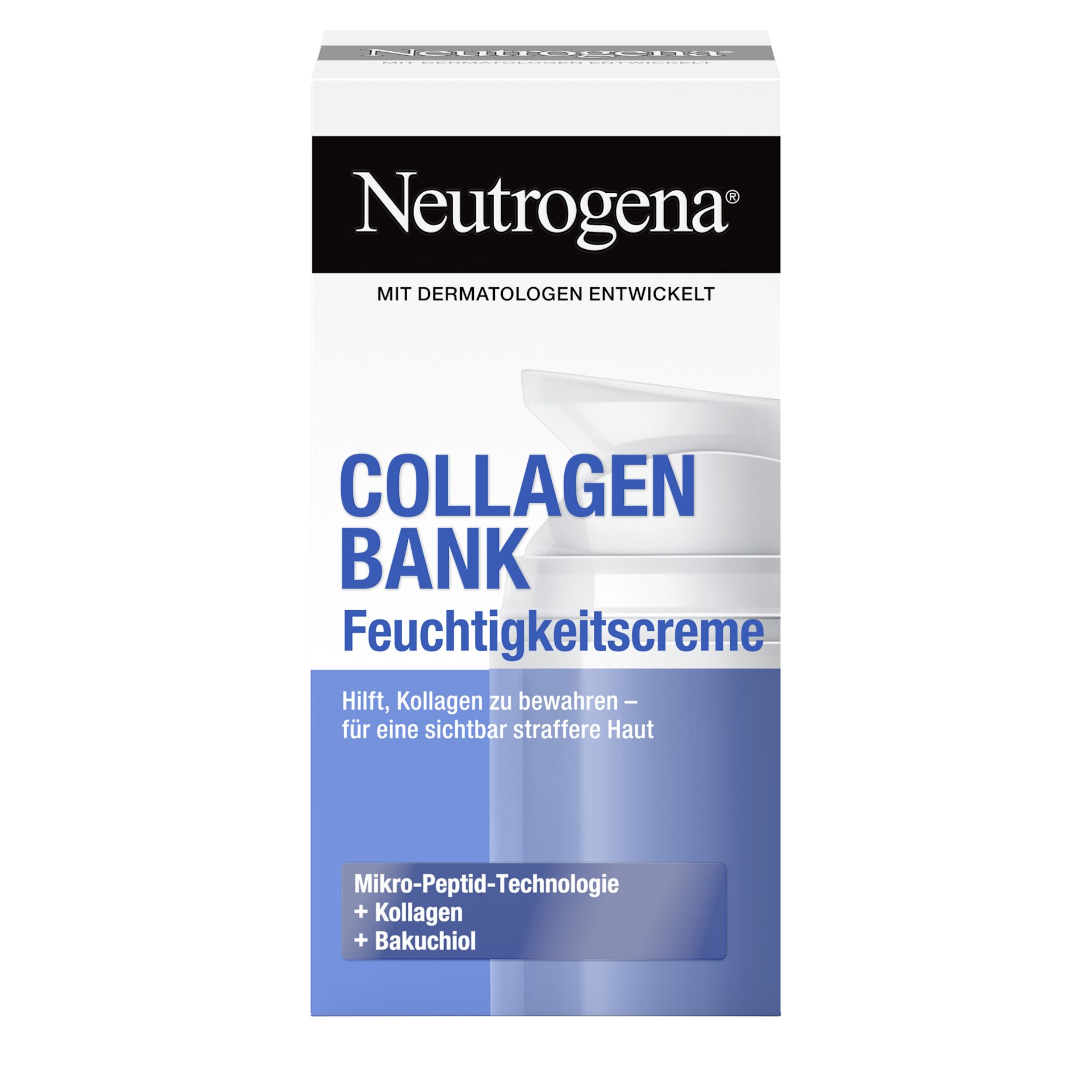 Neutrogena® Collagen Bank Feuchtigkeitscreme Packshot von vorne
