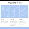 Directions: Fill up with water, pour in concentrate refill, shake and pump for foaming cleanser