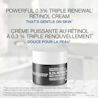 Rapid Wrinkle Repair 0.3% Retinol Night Cream jar with text, 'powerful 0.3% triple renewal retinol cream that's gentle on skin'