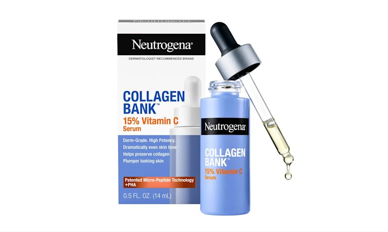 Neutrogena® Collagen Bank 15% Vitamin C Glow Serum, front of packaging image card