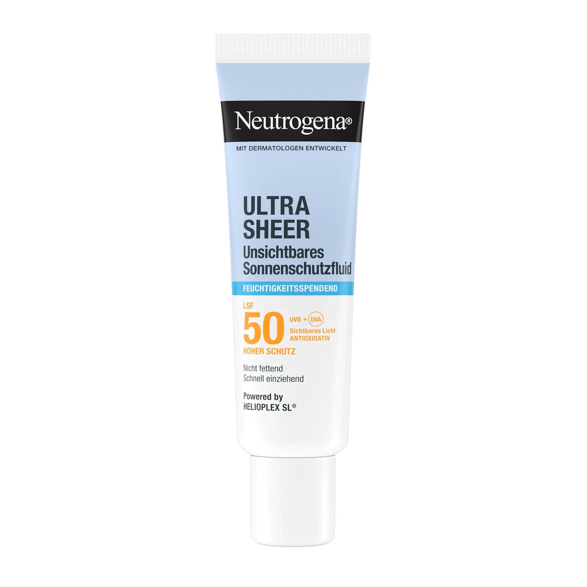 Neutrogena Ultra Sheer Hydration Sonnenschutzfluid Packshot ohne Verpackung