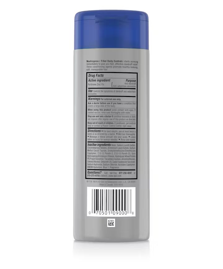 T/Gel Daily Control® 2-in-1 Dandruff Shampoo Plus Conditioner