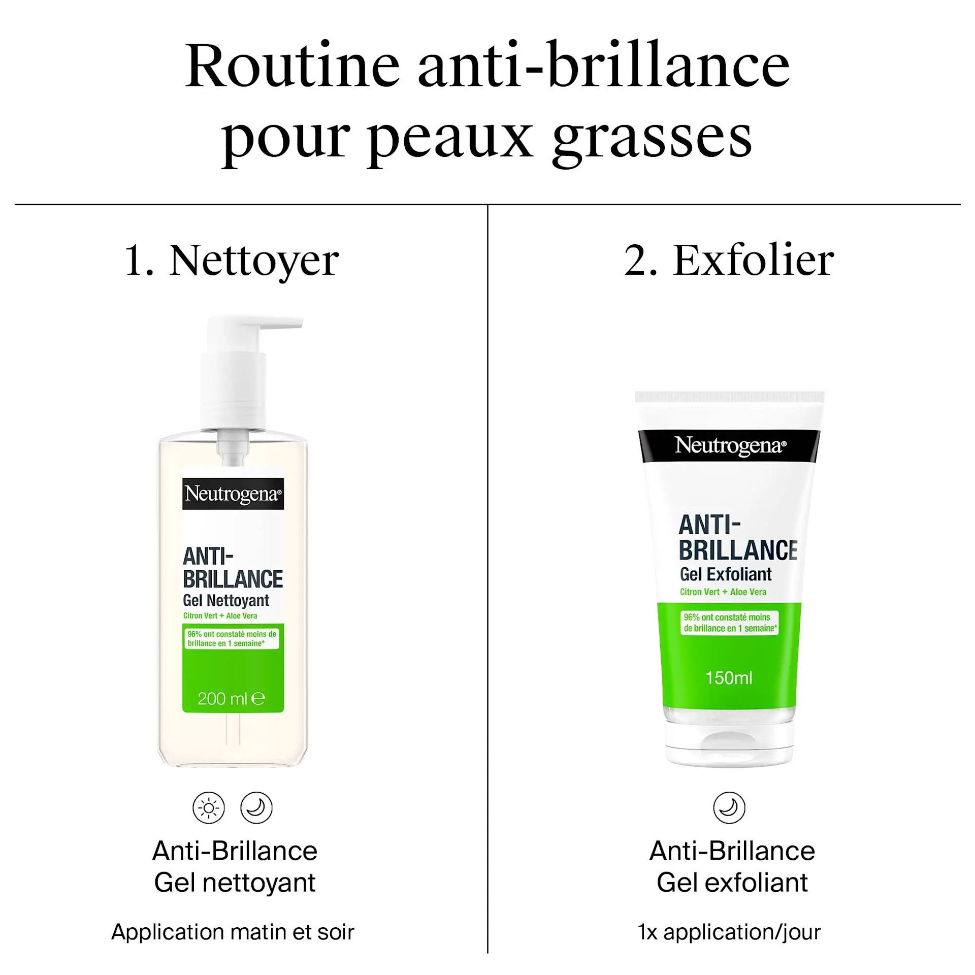 Anti-brillance Citron Vert : gel exfoliant