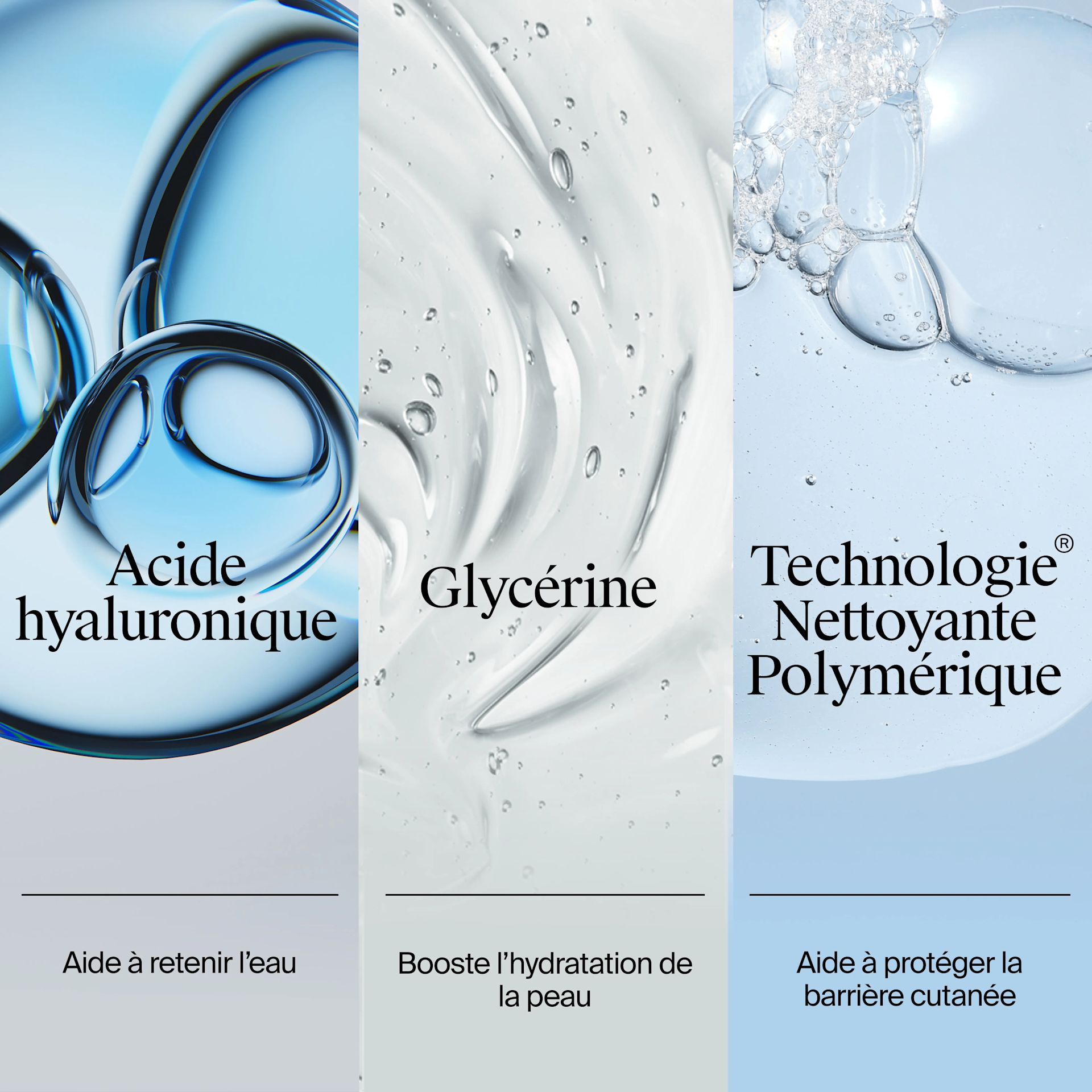 Hydro Boost ® : aqua-gel nettoyant hydratant