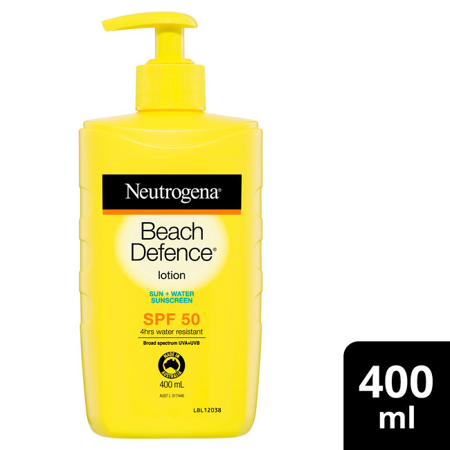 Neutrogena® Beach Defence Sunscreen Lotion SPF 50 400mL - Image 3 - Neutrogena - en-AU