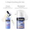 Neutrogena® 2-Step Collagen Boosting Routine: Treat with Collagen Bank 15% Vitamin C Glow Serum then Moisturize with Collagen Bank Broad Spectrum SPF 30 Moisturizer
