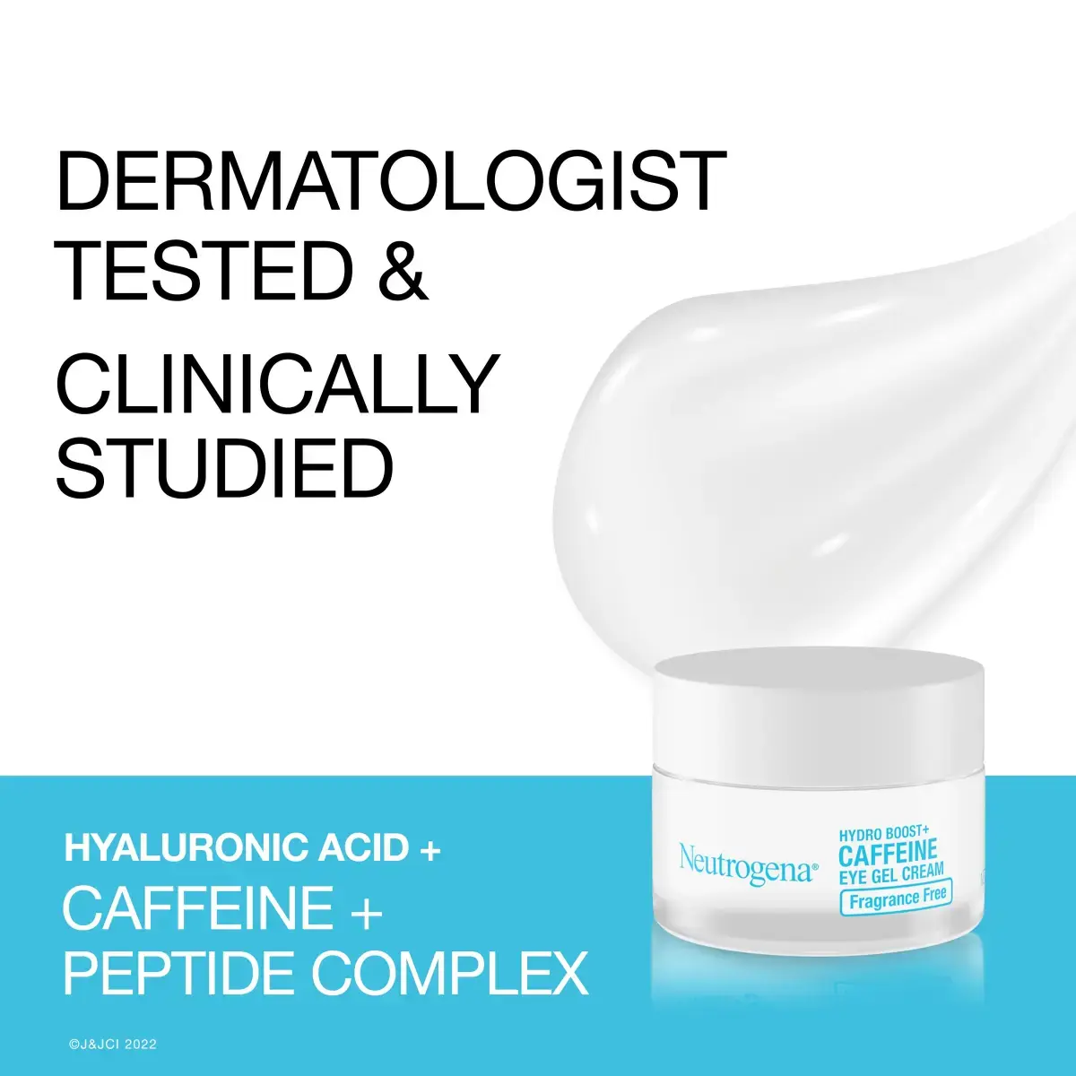 Hydro Boost+ Caffeine Eye Fragrance Free Gel Cream