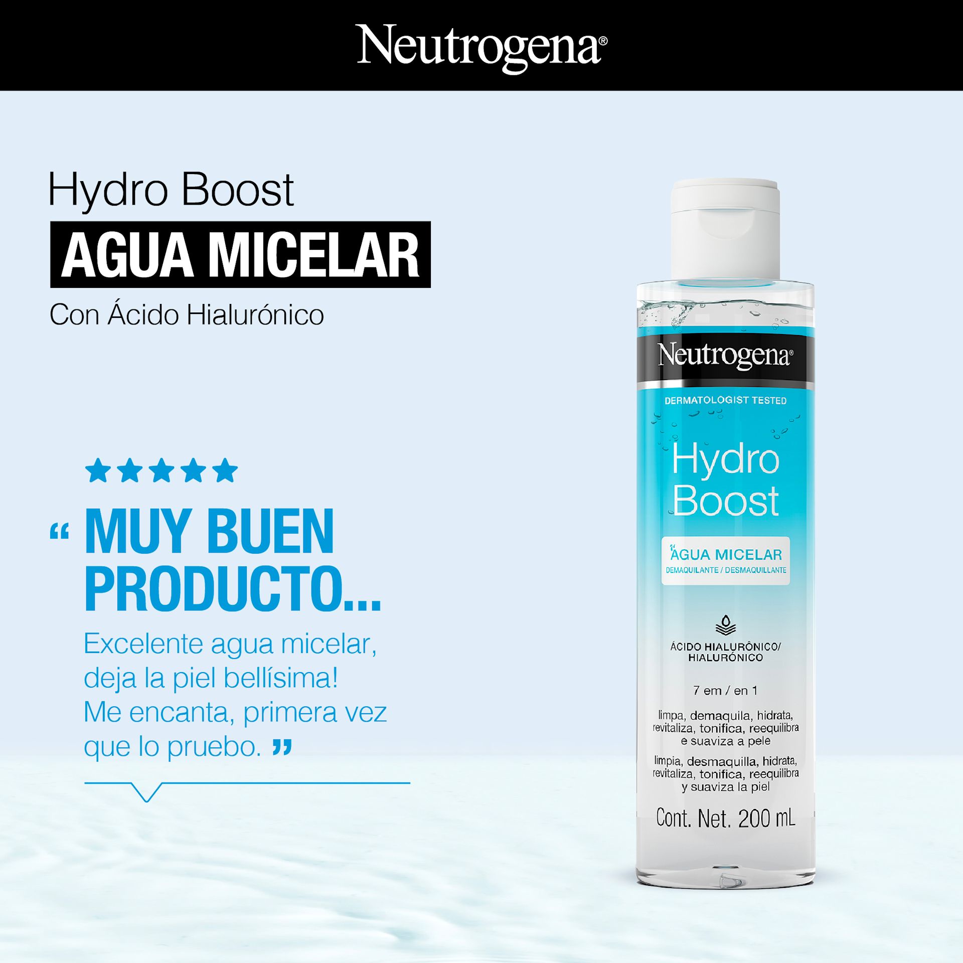 NEUTROGENA® HYDRO BOOST® Agua Micelar - Image 5 - Neutrogena - es-AR