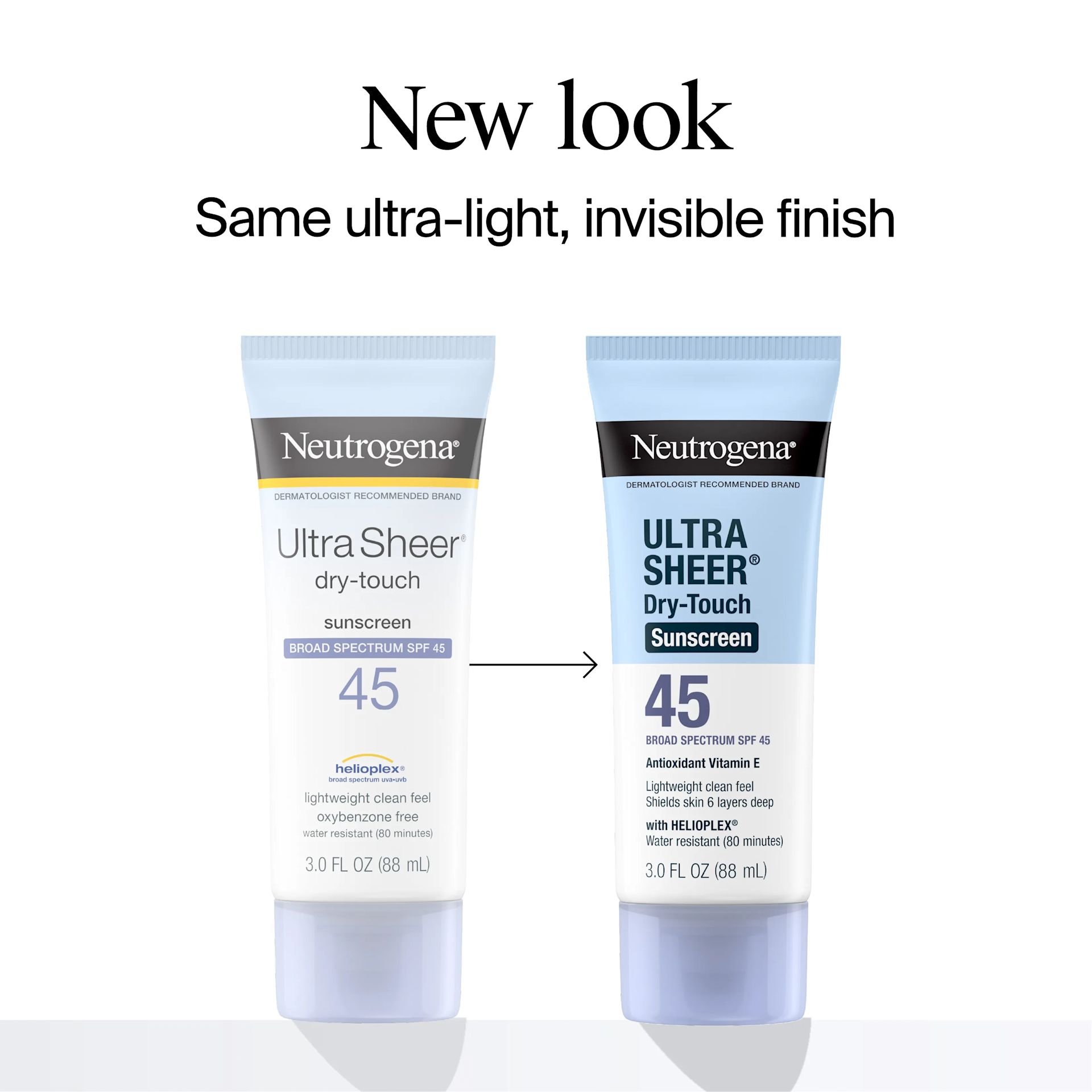 Neutrogena Ultra Sheer Dry-Touch SPF 45 Sunscreen Lotion, two, Two 3 fl. oz 