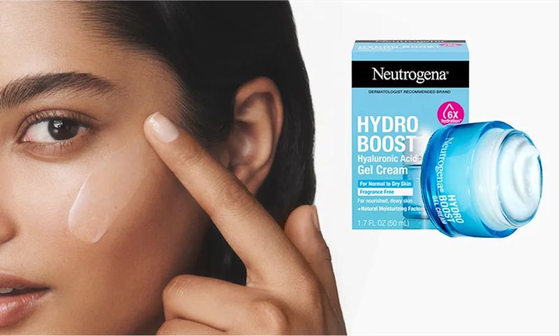Woman applying Hydro Boost Gel Cream