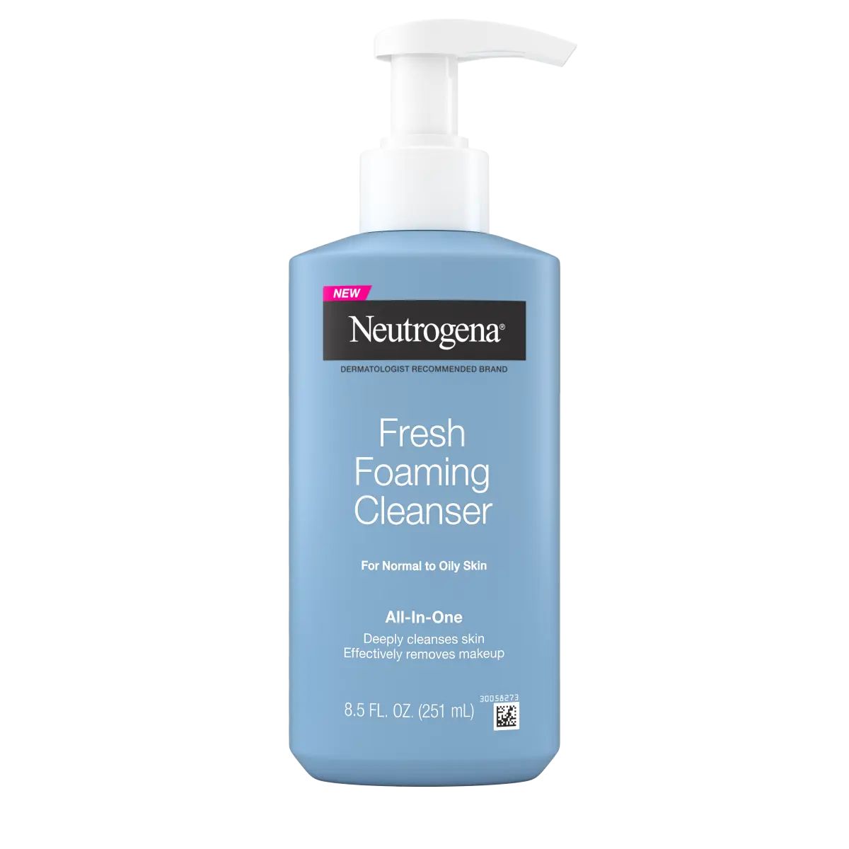 Fresh Foaming Facial Cleanser & Makeup Remover, Front image,