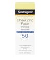 Neutrogena Sheer Zinc Face Dry-Touch Sunscreen Broad Spectrum SPF 50 For Sensitive Skin
