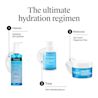 Trois produits Neutrogena Hydro Boost recommandés pour nettoyer, traiter et hydrater la peau dans le cadre d’un programme d’hydratation complet.