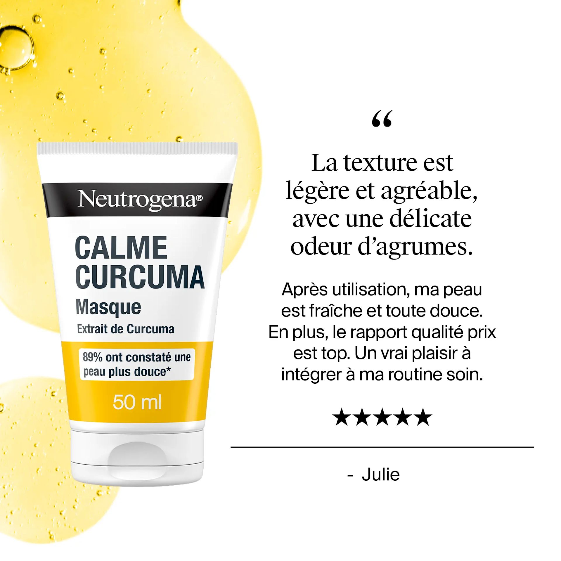 Calme Curcuma : masque purifiant