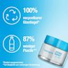 Hydro Boost mit 100% recyclebarem Glastiegel (Deckel ausgenommen) und 87% weniger Plastik im Vergleich zur vorherigen Verpackung