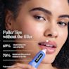 Fuller lips without the filler. 69% would delay the use of lip filler. 70% would use this product instead of lip filler