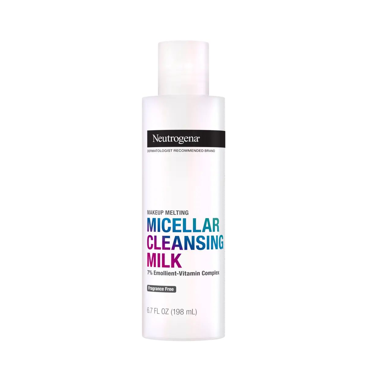 Neutrogena® Makeup Melting Micellar Milk, Makeup Remover, front of pack