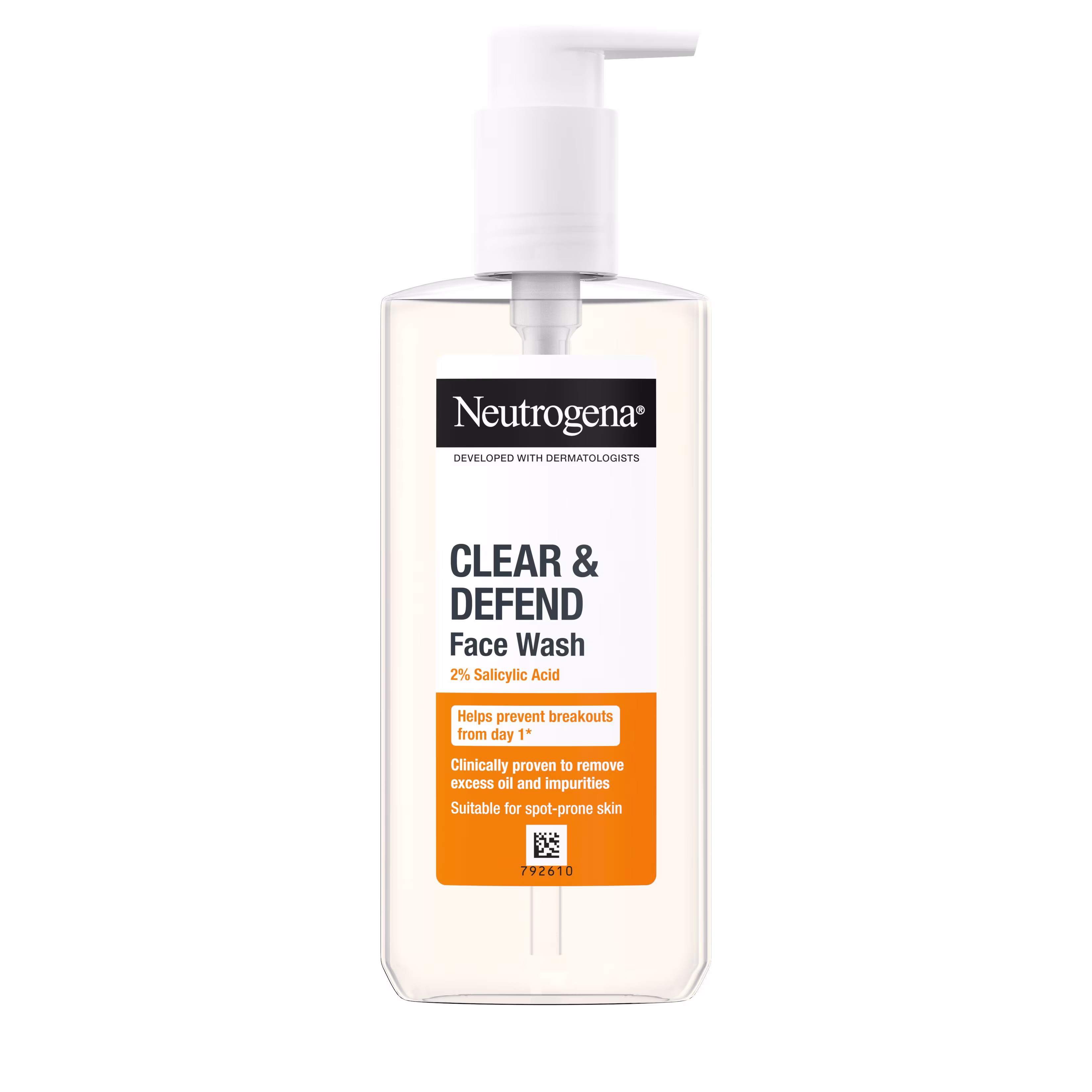Neutrogena® Clear & Defend 2% Salicylic Acid Face Wash