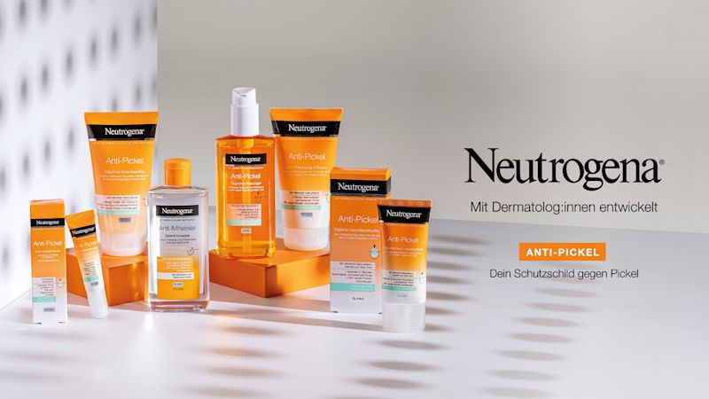 Neutrogena® Mit Dermatolog:innen entwickelt. Anti Pickel – Dein Schutzschild gegen Pickel