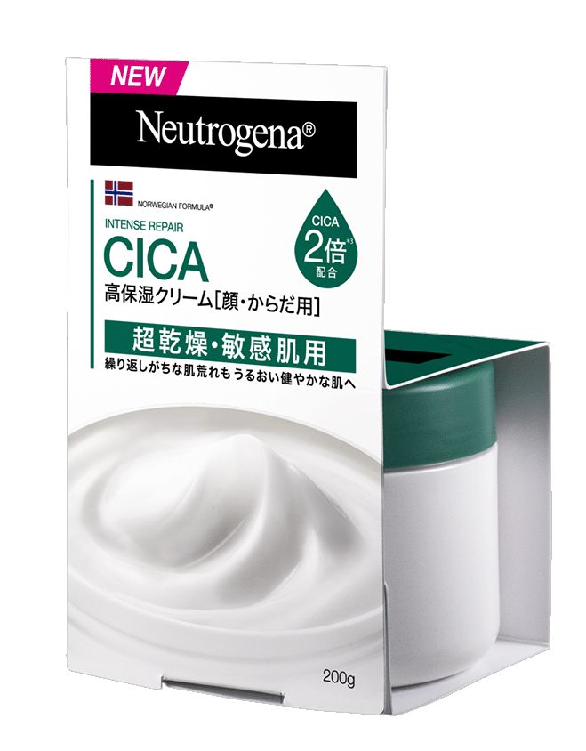 インテンスリペア CICA​高保湿クリーム[顔]・からだ用 | NEUTROGENA®